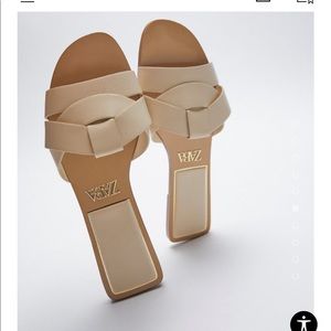 Zara slide sandals 7-7.5 (38EU)